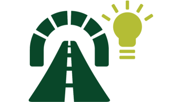 TunneLogic od společnosti Philips Lighting je kompletní systém ovládání pro chytré LED osvětlení tunelu, včetně orientačního osvětlení.