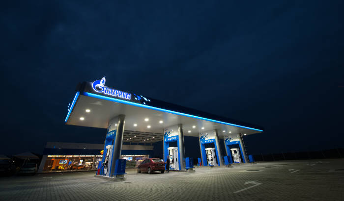 Gazprom petrol stations