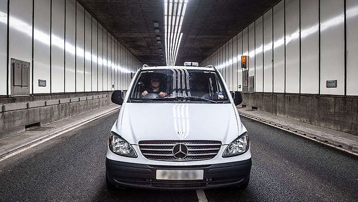 Efektivně osvícený Meirský tunel pomocí TotalTunnel společnosti Philips