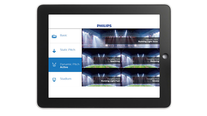 ArenaVision: ovládejte osvětlení stadionů odkudkoli pomocí mobilního přístupu