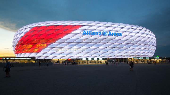 Philips LED Sonderbeleuchtung Allianz Arena zum Audi Cup – sportovní osvětlení