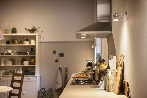 Návrh osvětlení kuchyně – tipy společnosti Philips