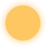 vizualizace extra hřejivého zářivého světla